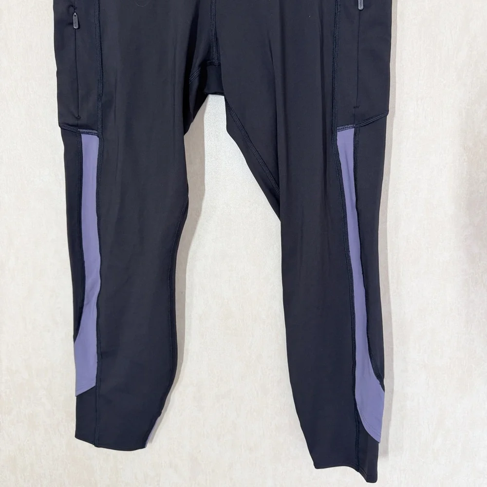 Athleta Women’s Ultimate Stash Colorblock 7/8 Craft Tight in Black L - Picture 4 of 13